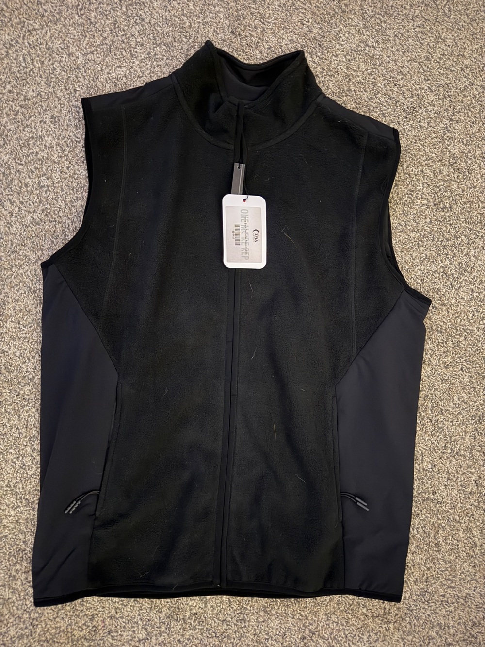 Zyia men’s new with tags fleece vest sz med